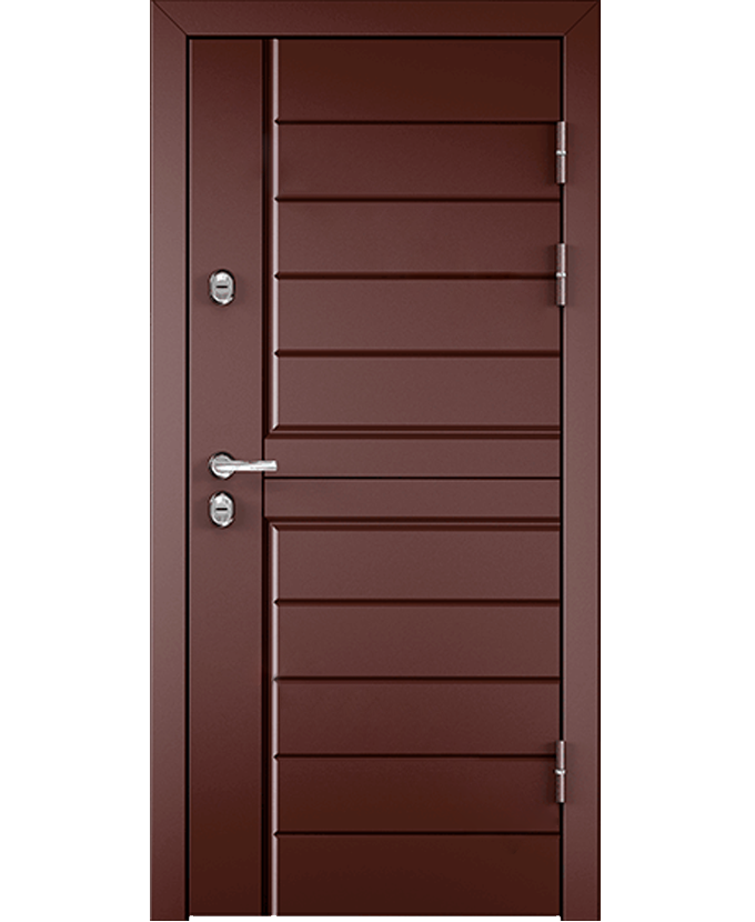 Дверь металлическая МДФ с панелью винорит 3011