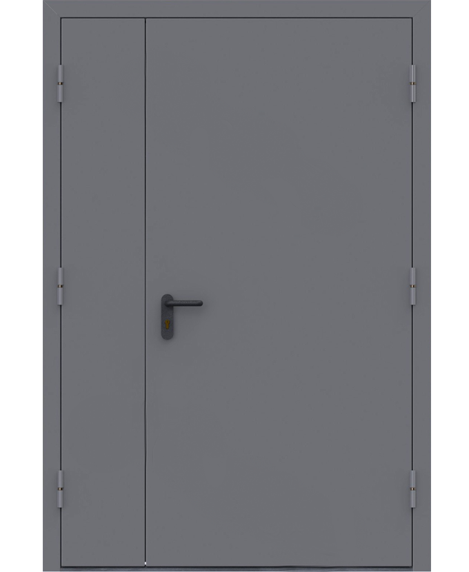 Железная тамбурная дверь недорогая Эконом 2117
