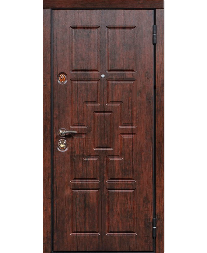 Дверь металлическая трехконтурная МДФ/МДФ 3097