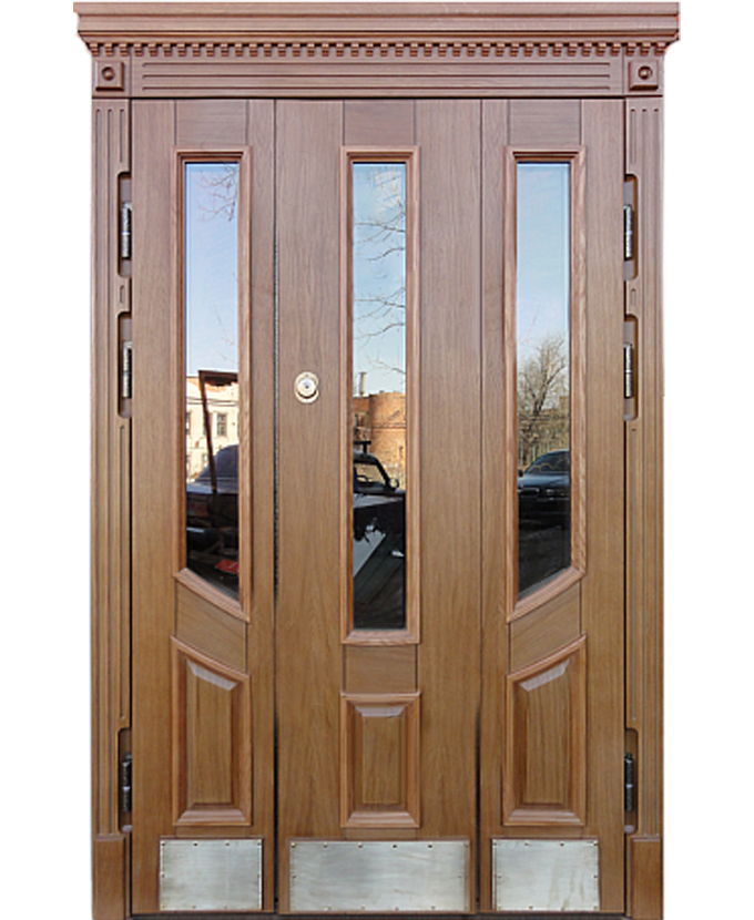 Железная входная дверь МДФ филёнчатый 0041