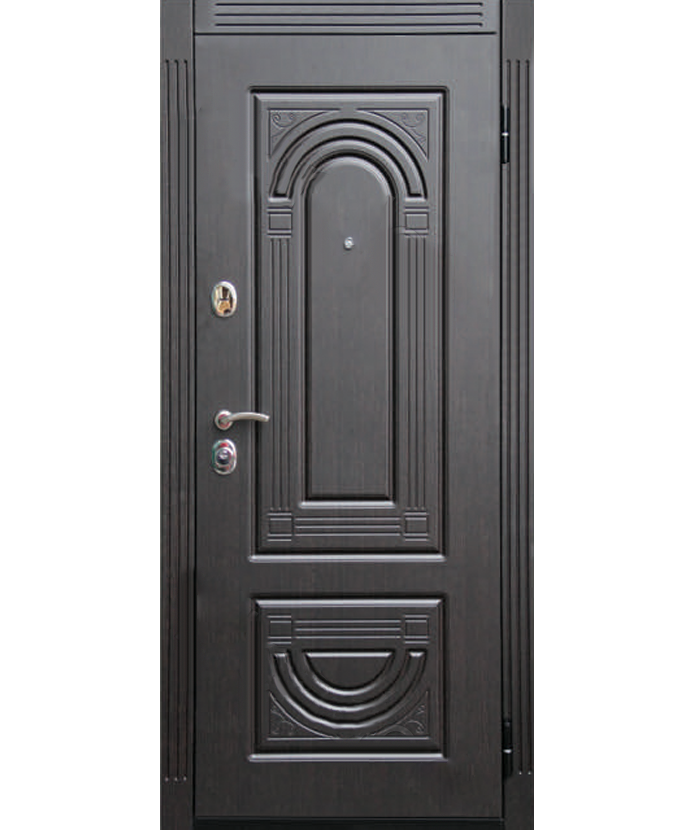 Стальная утеплённая дверь МДФ/МДФ 3141