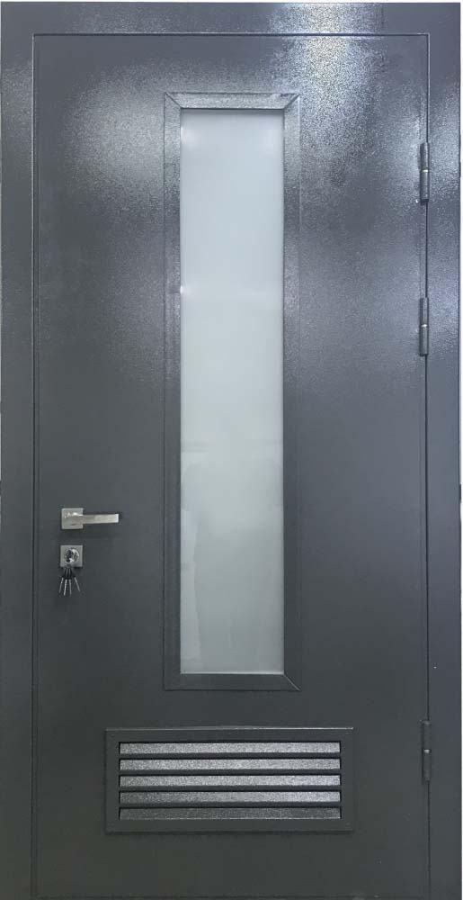 Дверь техническая железная входная Порошок 617