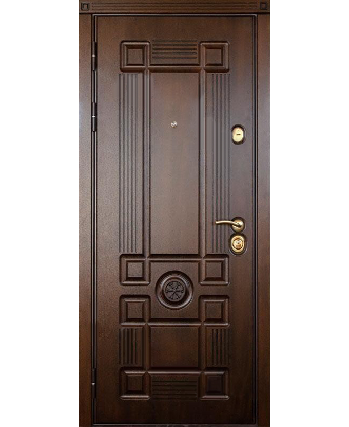 Дверь стальная МДФ с панелью винорит 3010