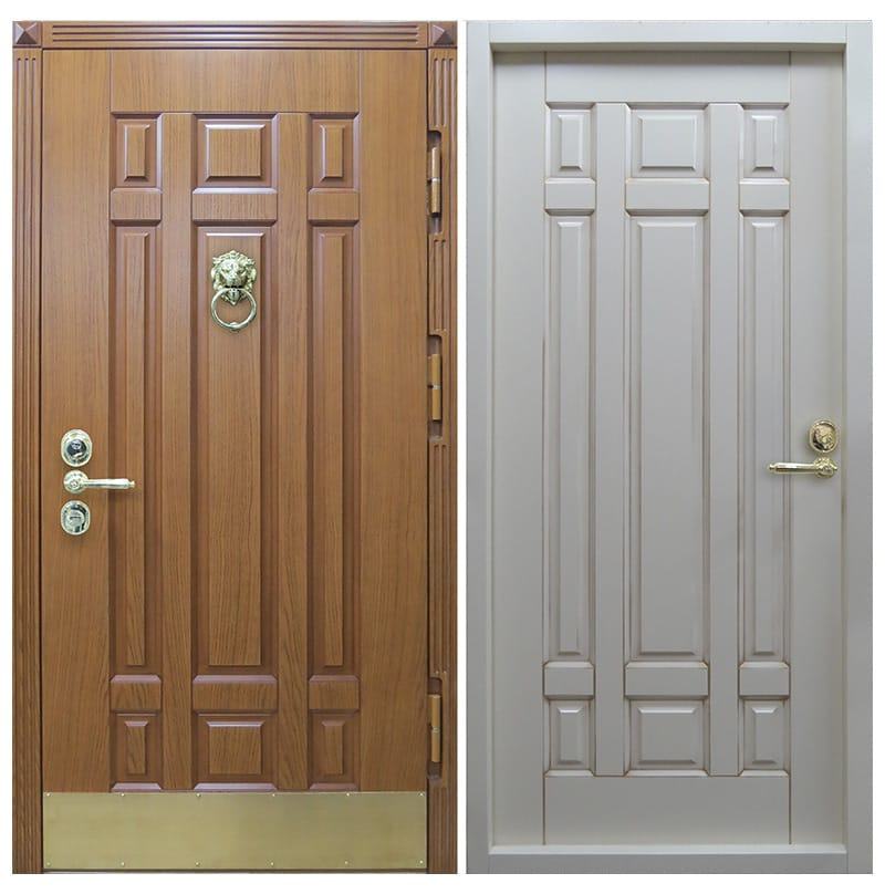 Дверь входная с терморазрывом МДФ 1910