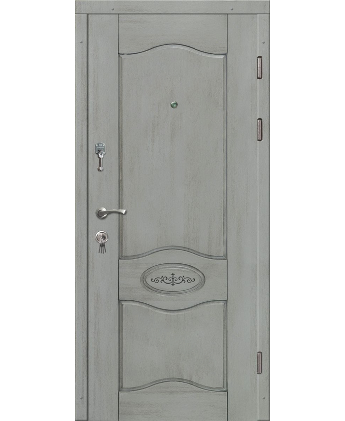 Железная входная дверь МДФ с панелью винорит 3019