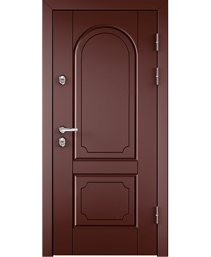 Железная дверь МДФ/МДФ 1673