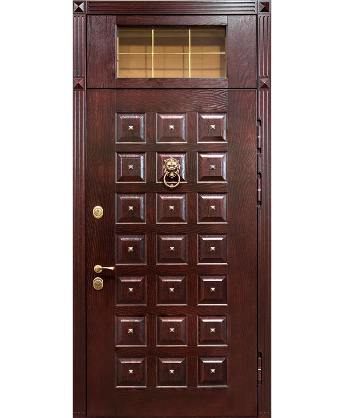 Железная дверь МДФ филёнчатый 0006