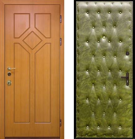 Дверь стальная МДФ/винилискожа 1661