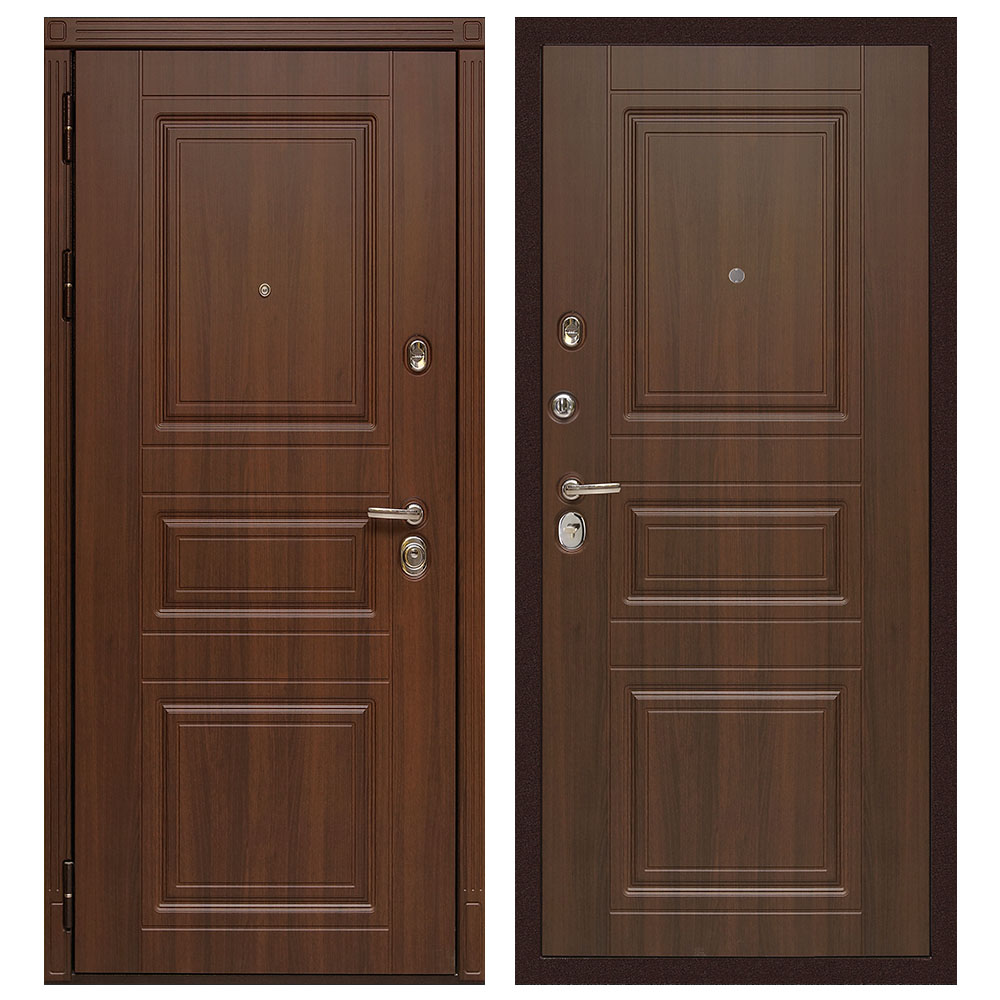 Дверь железная входная утеплённаяМДФ/МДФ 3129