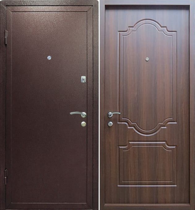 Дверь входная Порошок/МДФ 1210