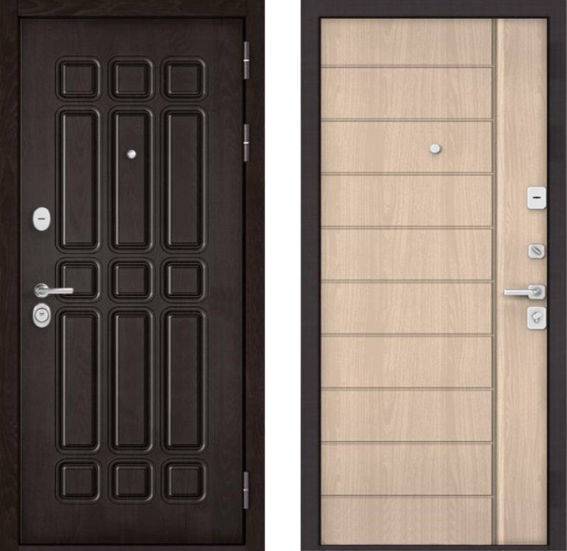 Дверь железная входная взломостойкая МДФ 3124