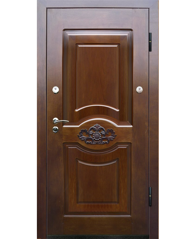 Металлическая входная дверь МДФ филёнчатый 0001